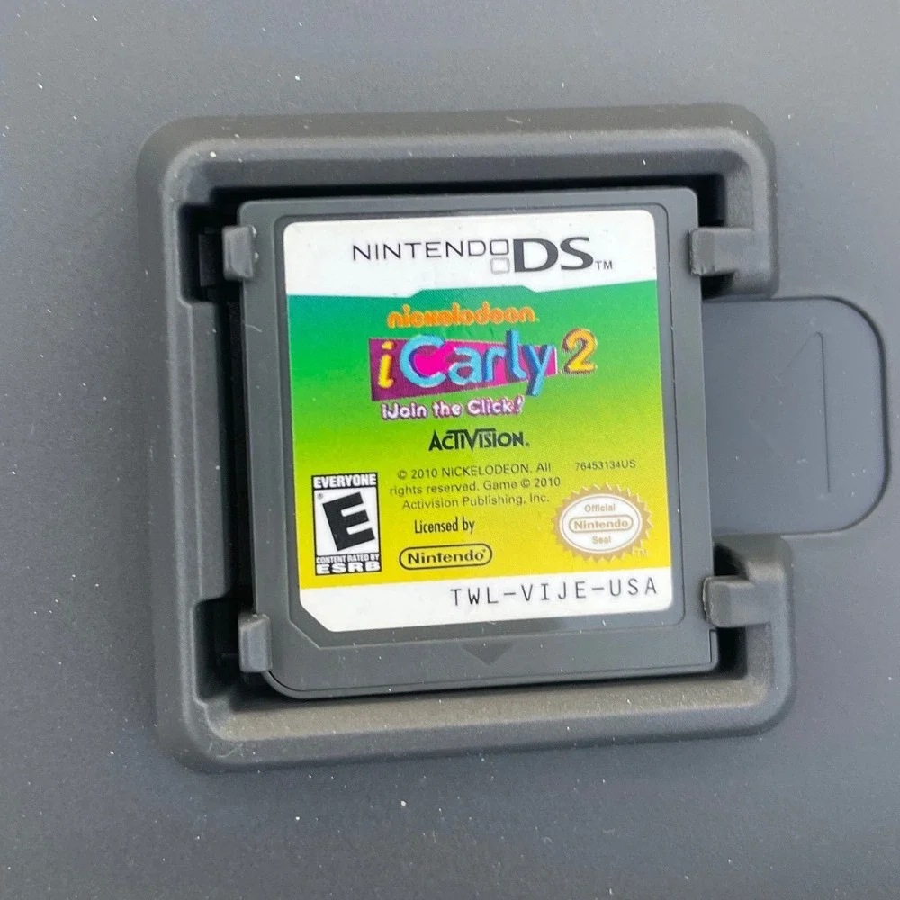 iCarly 2 iJoin the Click! Nintendo DS Game Activision Nickelodeon CIB Complete